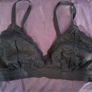 PINK Victoria's Secret Black Lace Bralette